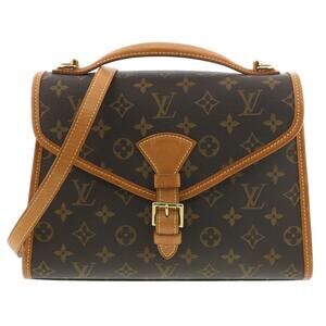 LOUIS VUITTON Bel Air Bag Shoulder Messenger Monogram Brown